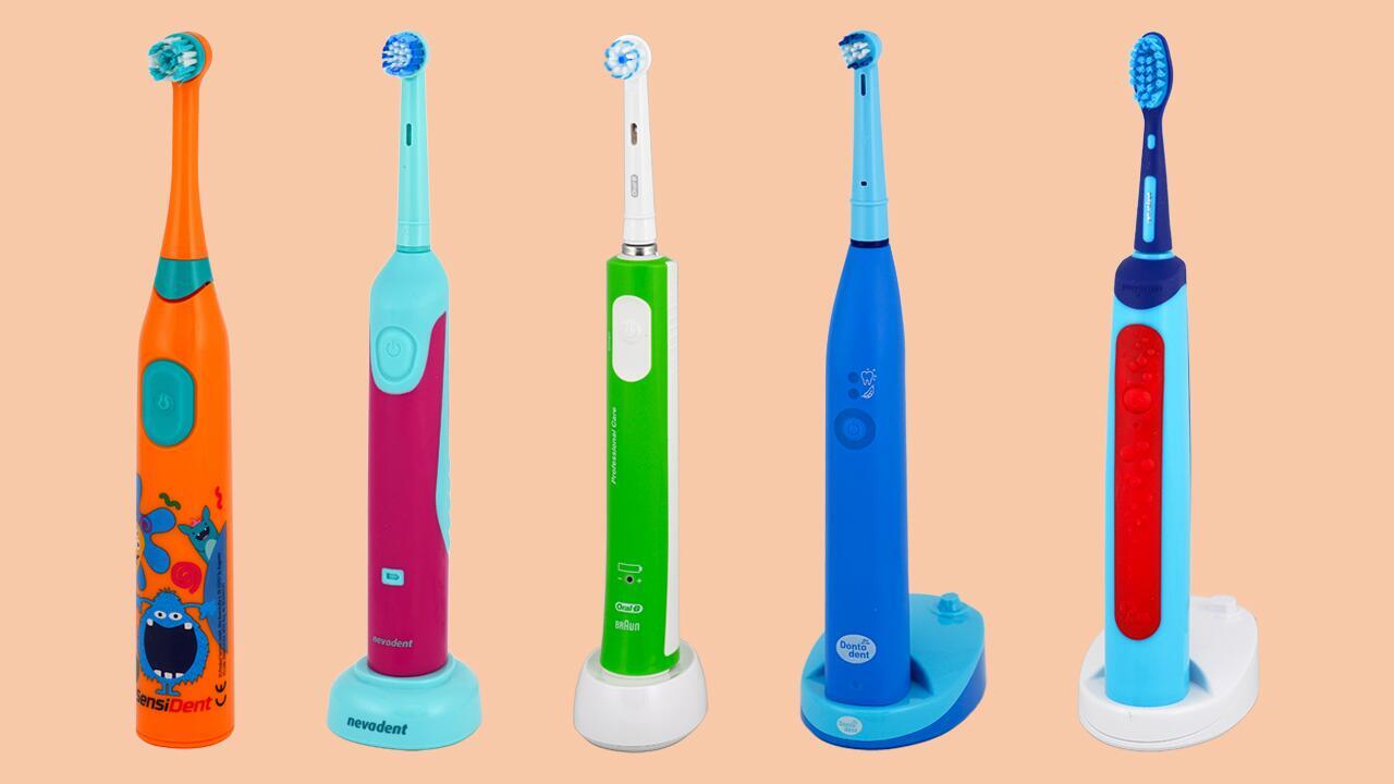 Elektrische Zahnbürsten für Kinder im Test: Heruntergefallen – viele schnell kaputt