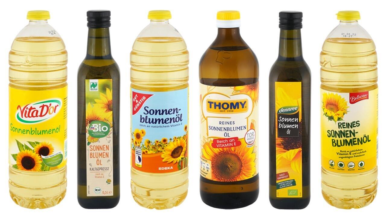 Sonnenblumenöl im Test: Mineralöl in fast allen Marken