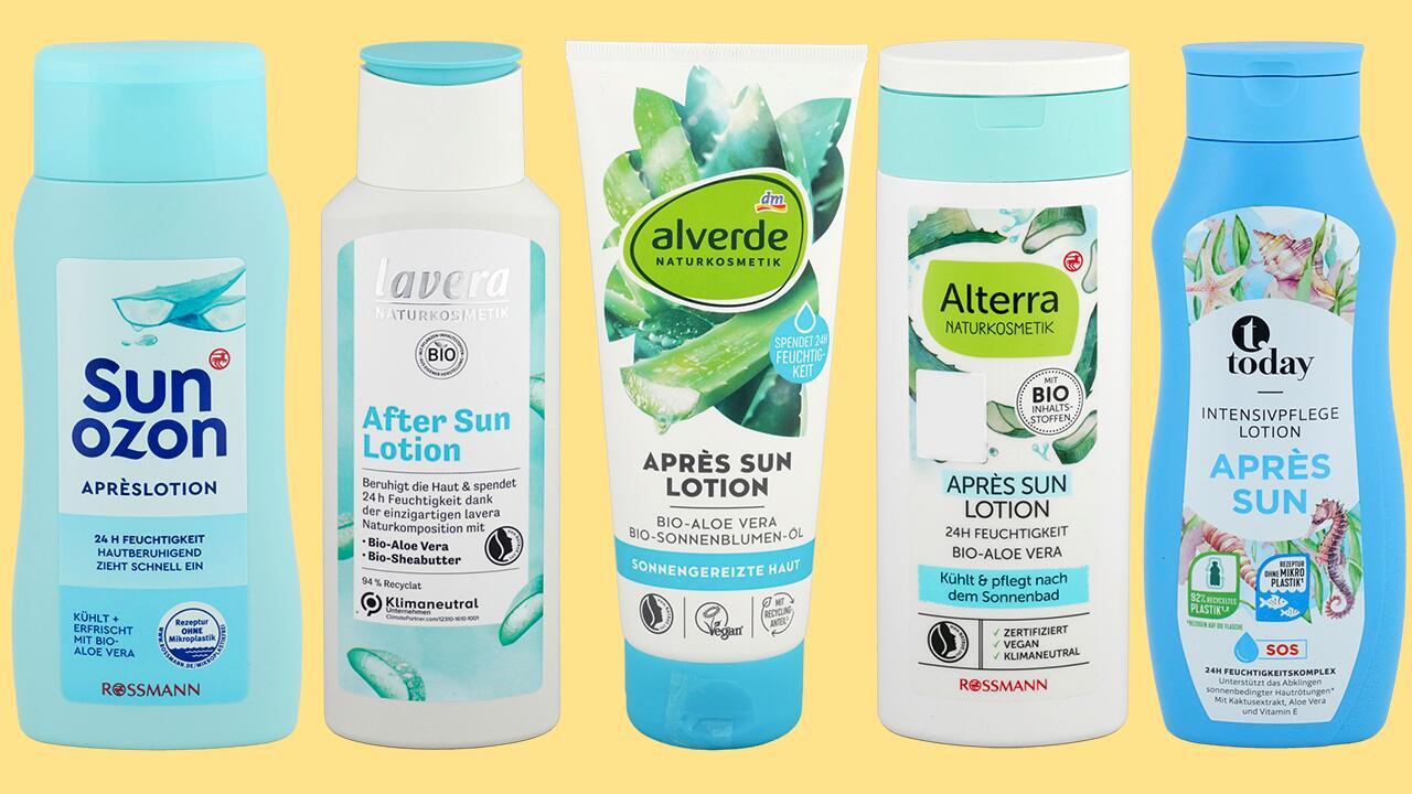 After Sun im Test: Welche Lotionen pflegen die Haut ohne Problemstoffe?