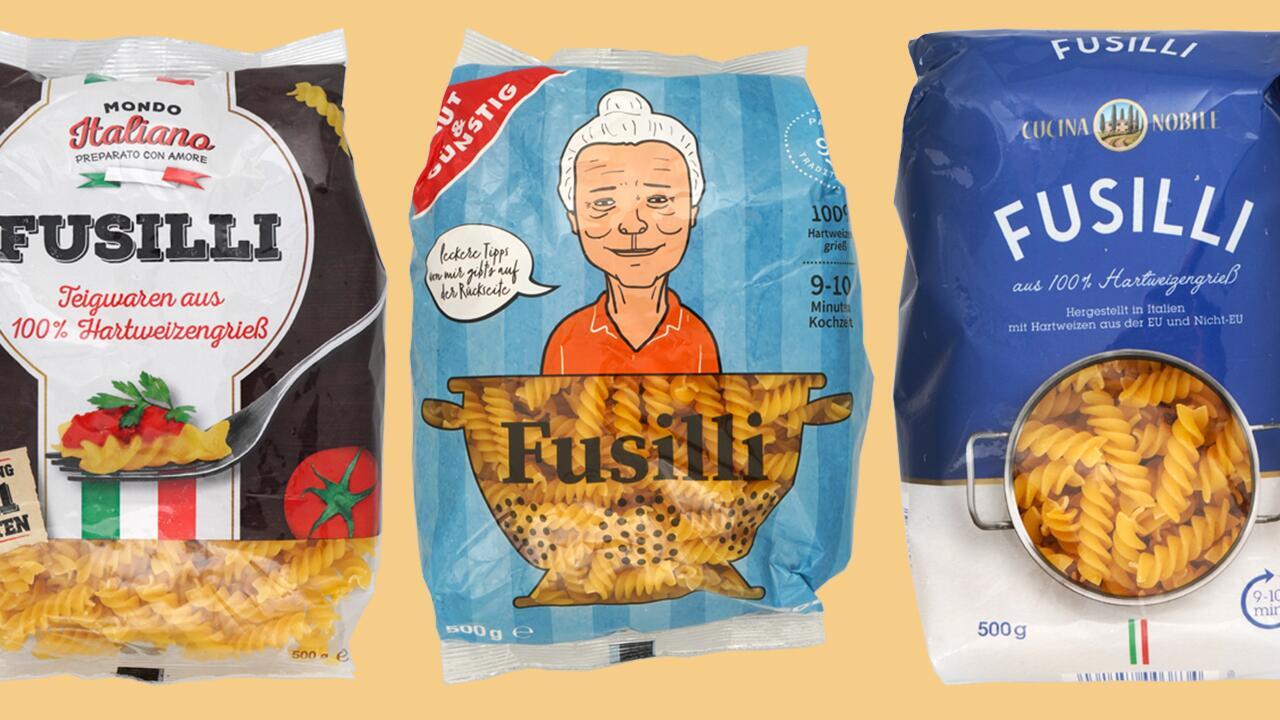 Fusilli im Test: Labor findet Glyphosat und Mineralöl