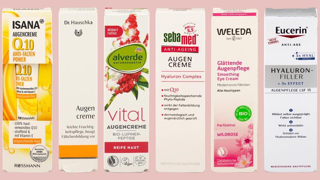 Augencreme im Test: Kein Produkt ist "sehr gut" 