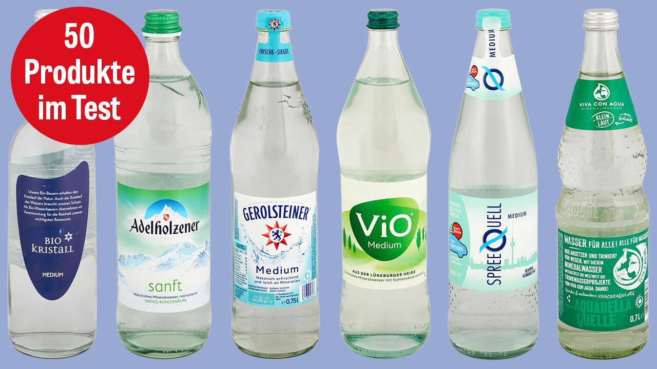 Mineralwasser im Test: Knapp die Hälfte bekommt Bestnote