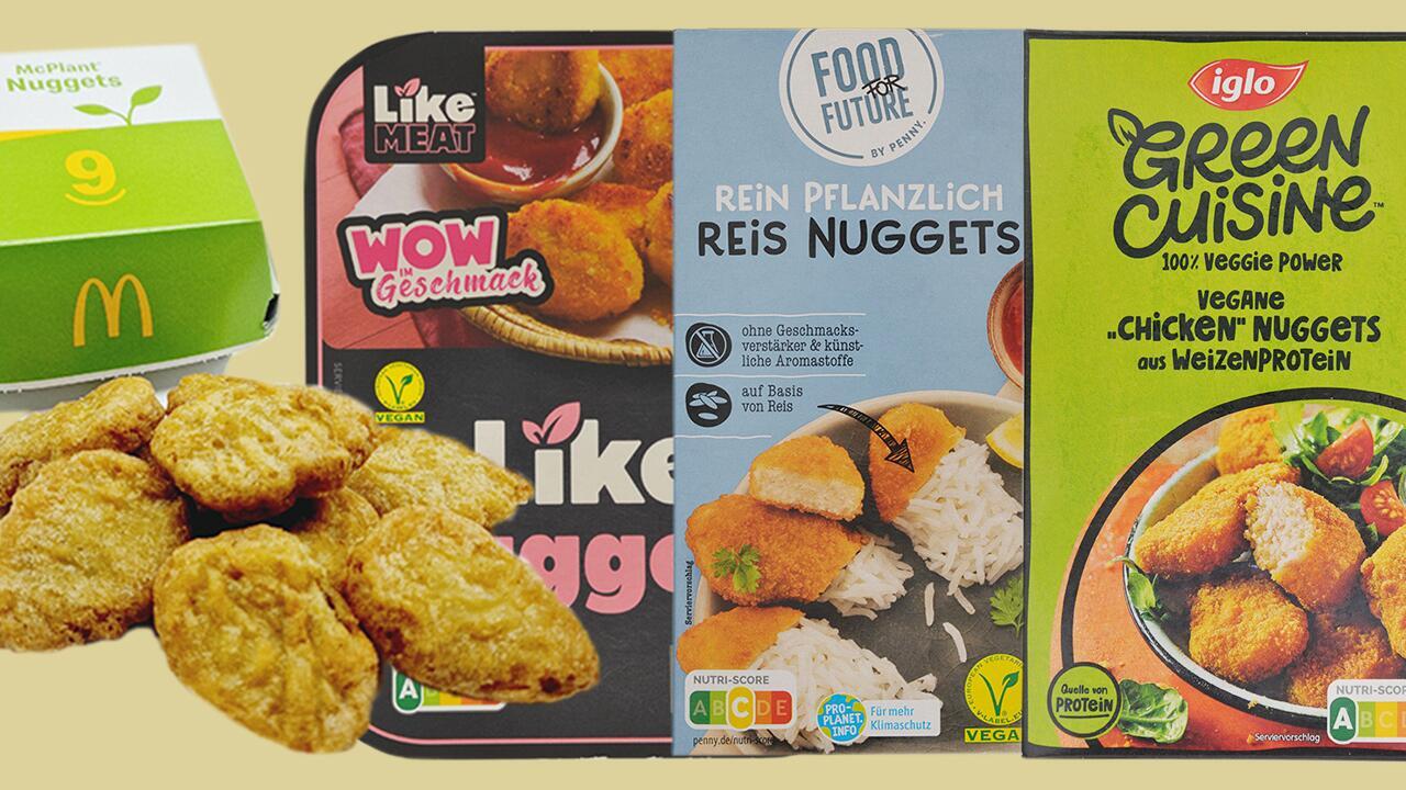 Vegane Nuggets: 7 von 17 im Test "ungenügend"