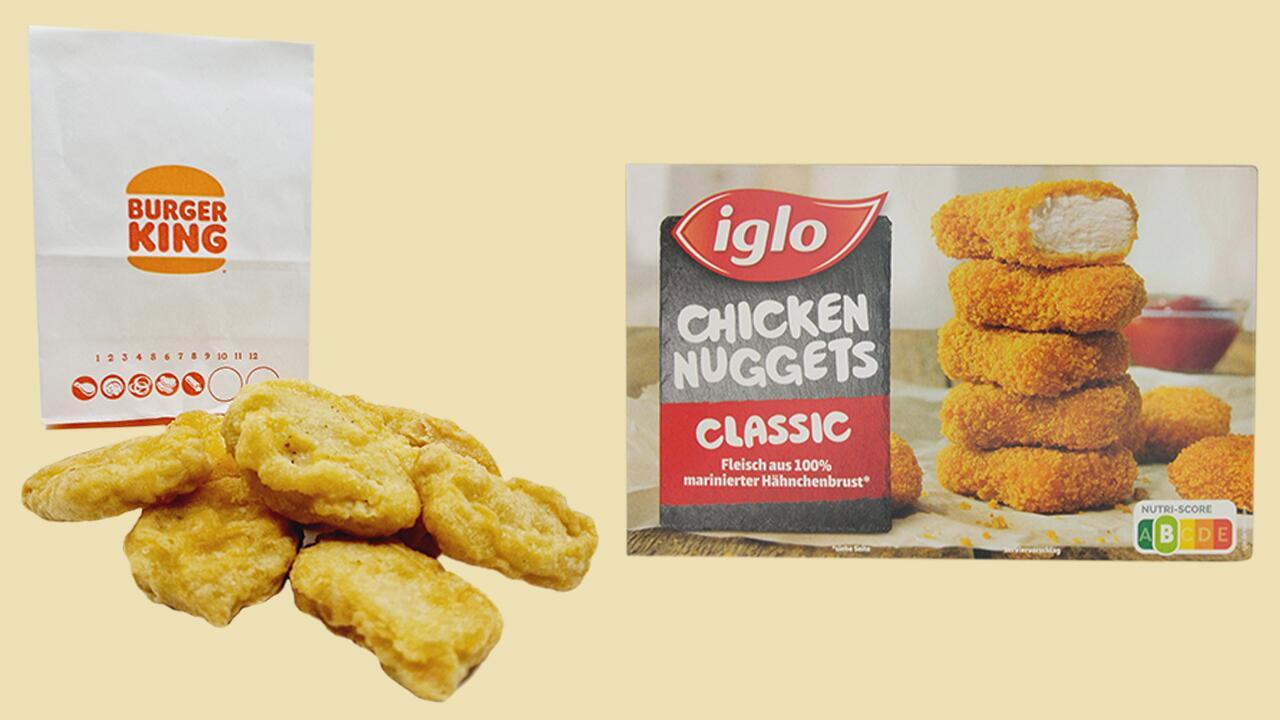 Chicken Nuggets: Die schlechtesten gibt's bei Burger King & Iglo 