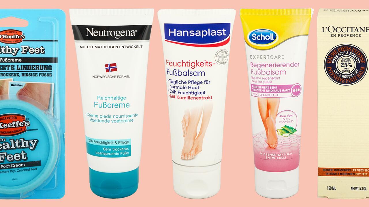 Fußcreme und Fußbalsam: Bekannte Marken enttäuschen im Test