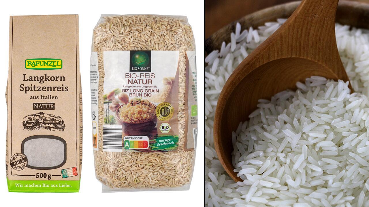 Reis im Test: Oft mit Schadstoffen belastet – Norma & Rapunzel stoppen Verkauf