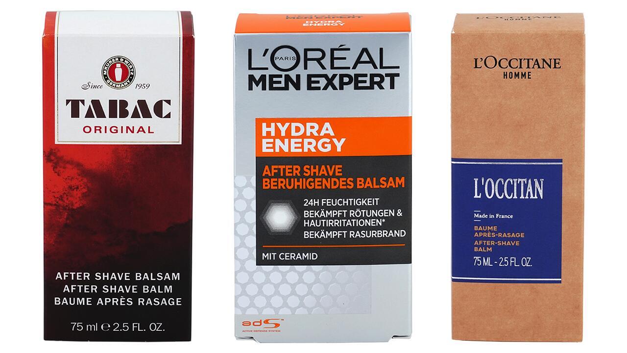 Aftershave im Test: Manche Balsame muten der Männerhaut einiges zu