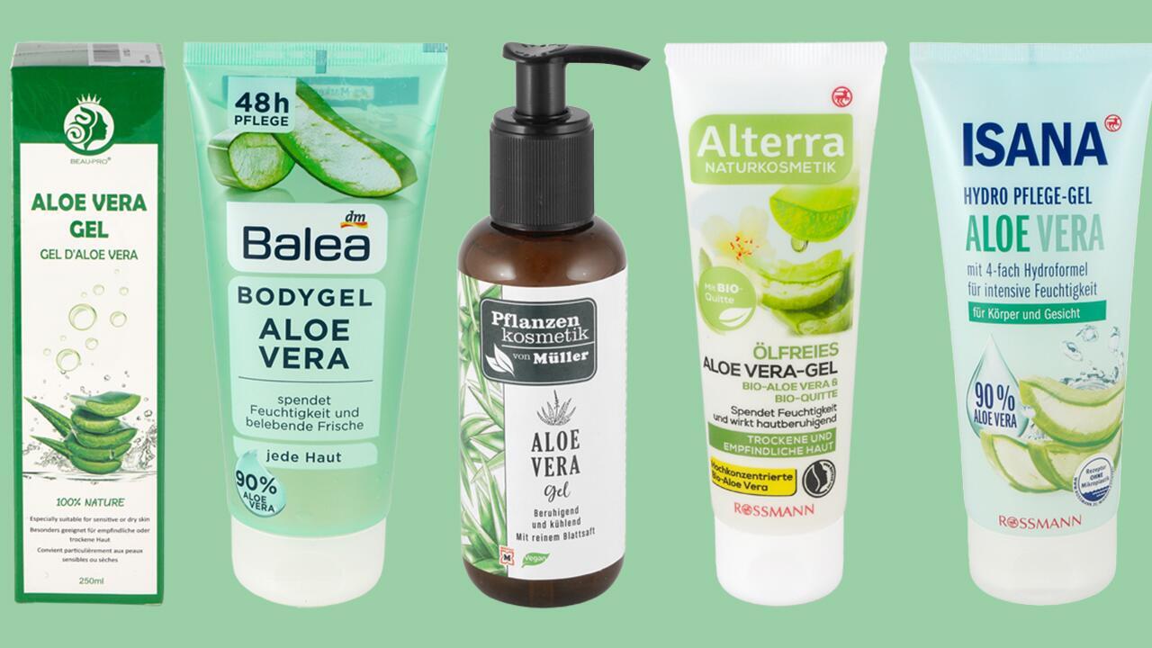 Aloe-vera-Gel im Test: Wie gut sind die Gele von dm, Rossmann & Co.?