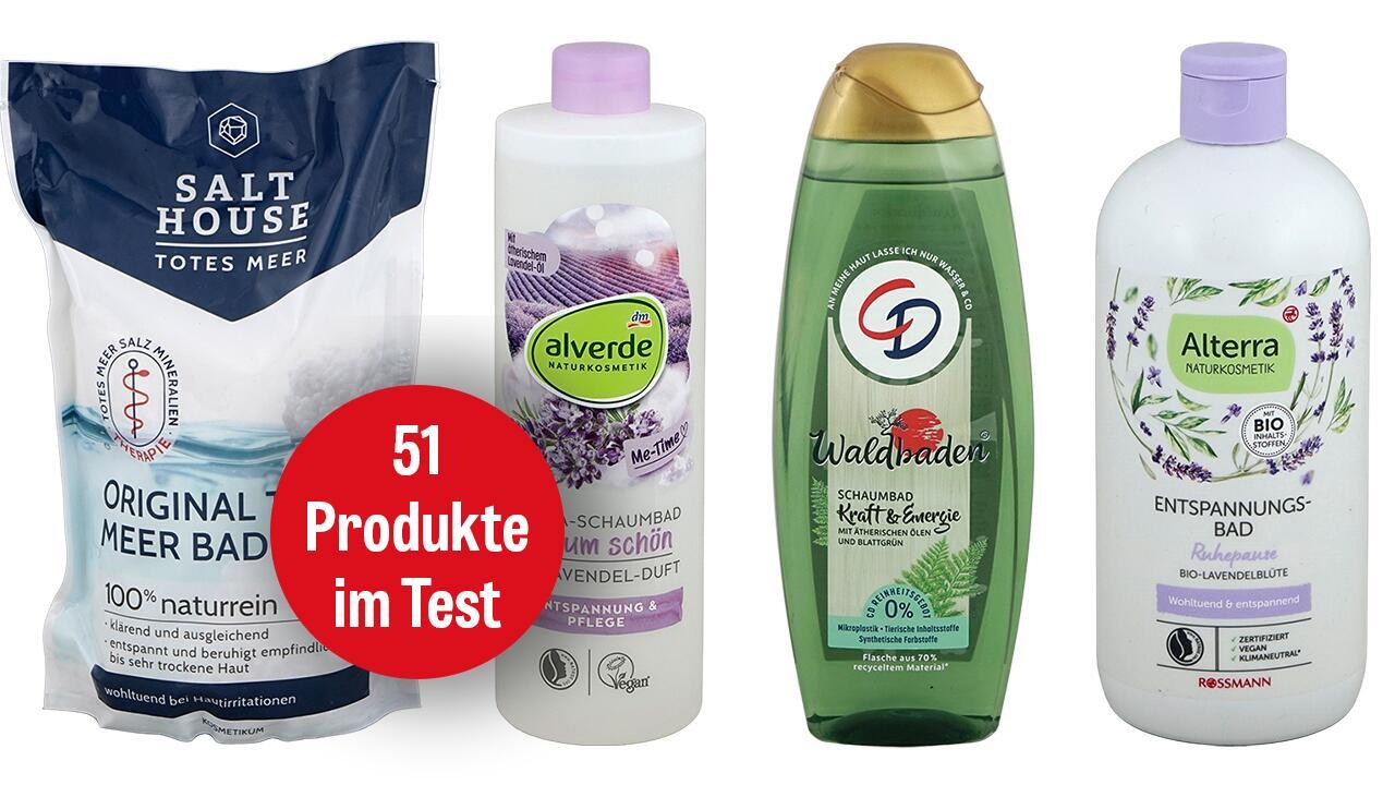 Schaumbad, Badeöl & Co. im Test: Gute Badezusätze müssen nicht teuer sein