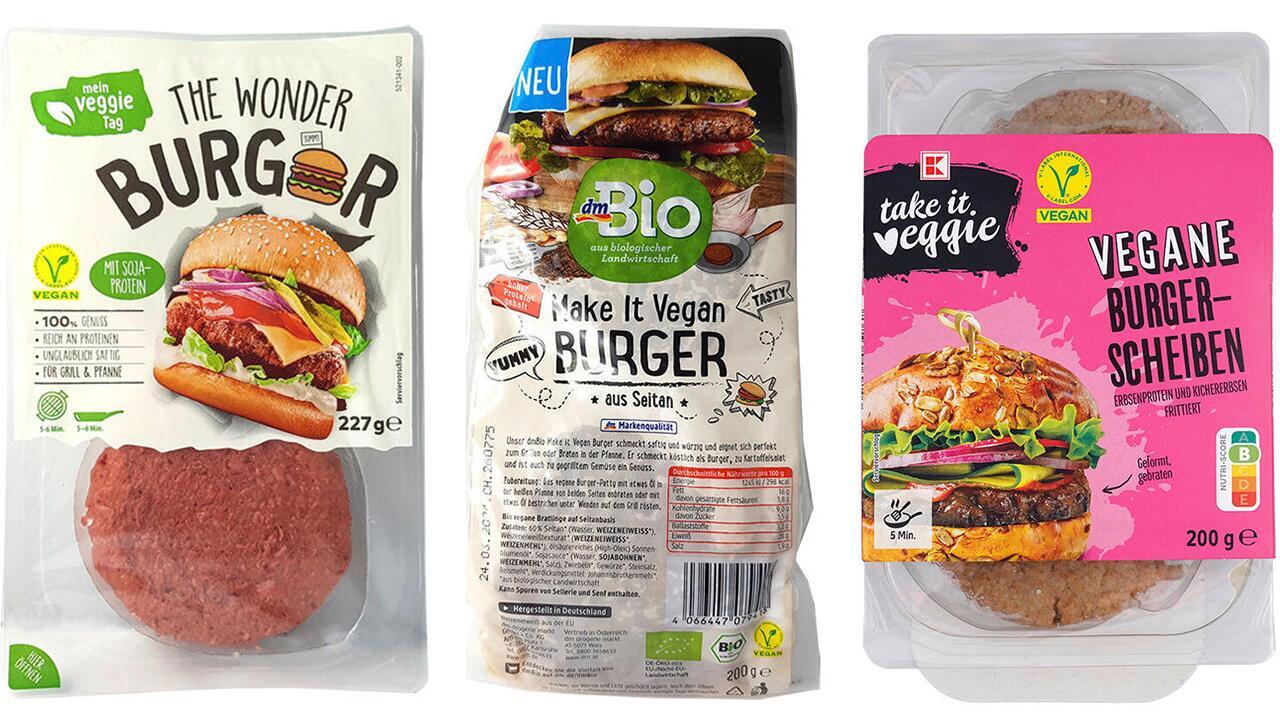 Vegane Burger im Test: 8 von 16 Patties enthalten Mineralölbestandteile