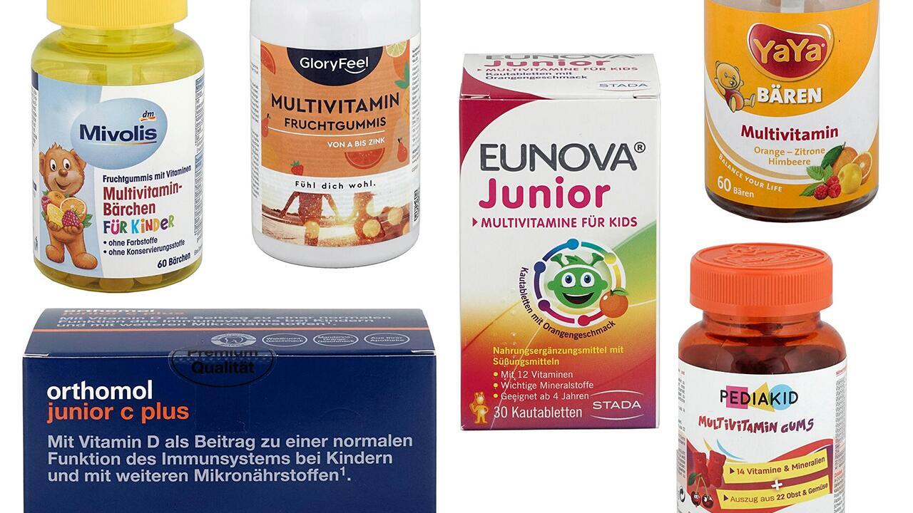 Nahrungsergänzungsmittel für Kinder: Multivitaminprodukte oft zu hoch dosiert