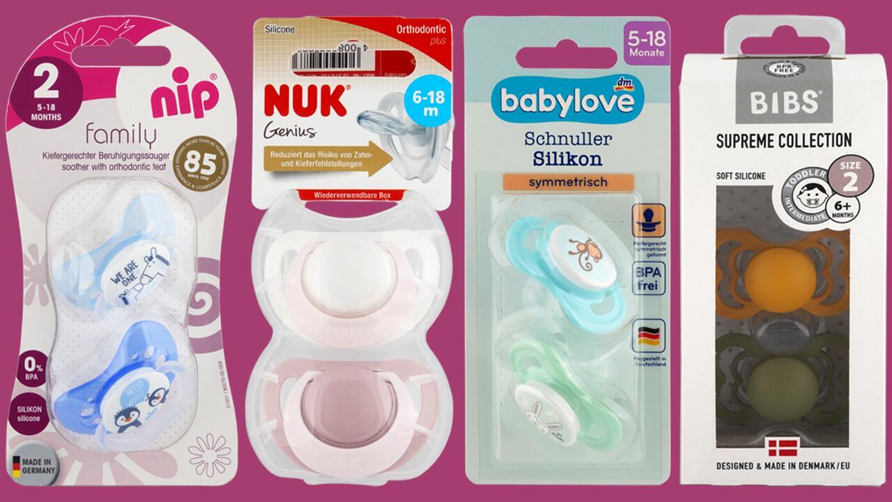 Schnuller im Test: Wie schlagen sich Nuk, Babylove & Co.?