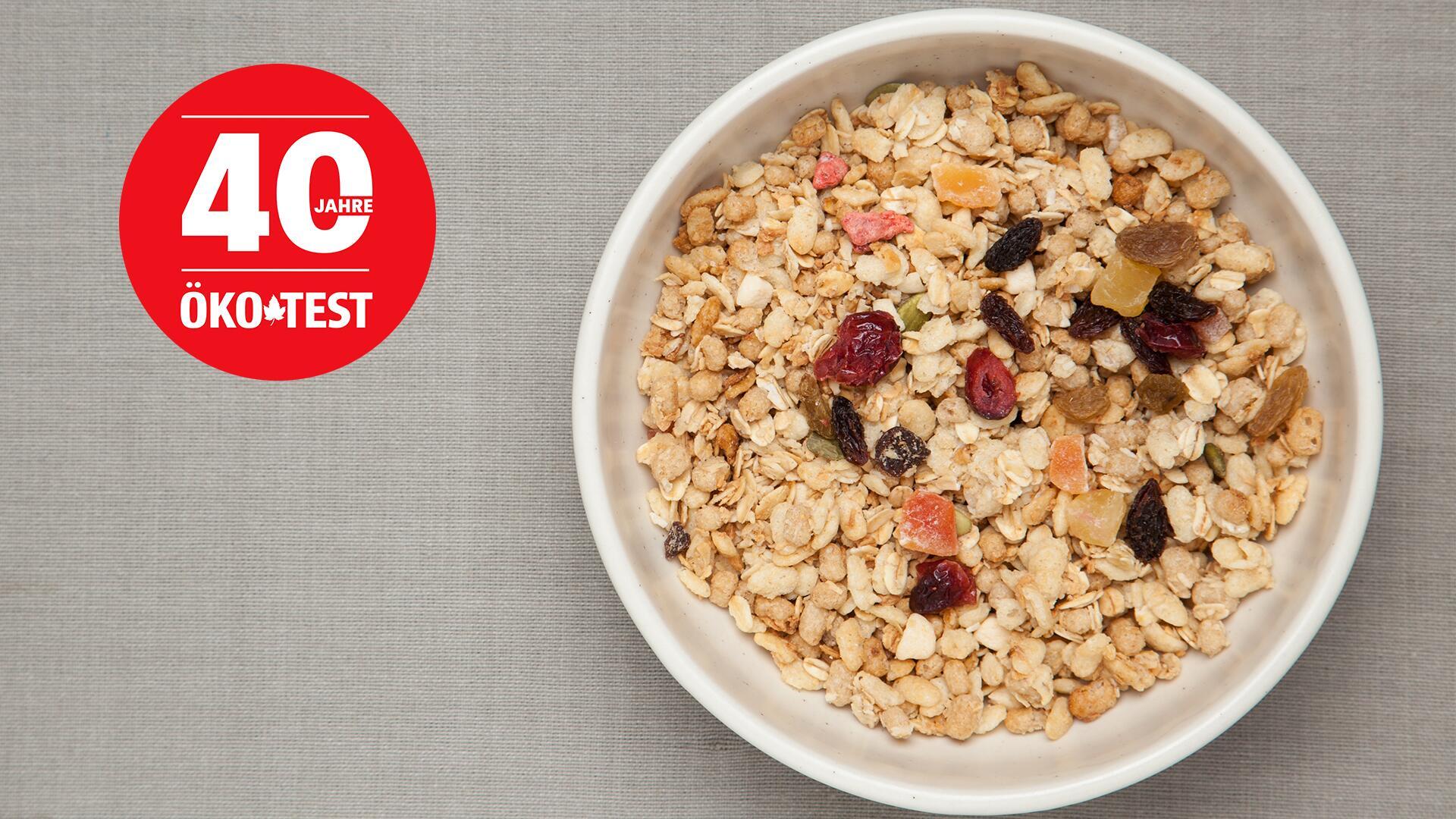 Früchtemüsli im Test: Bis zu 17 Pestizide in einem Müsli