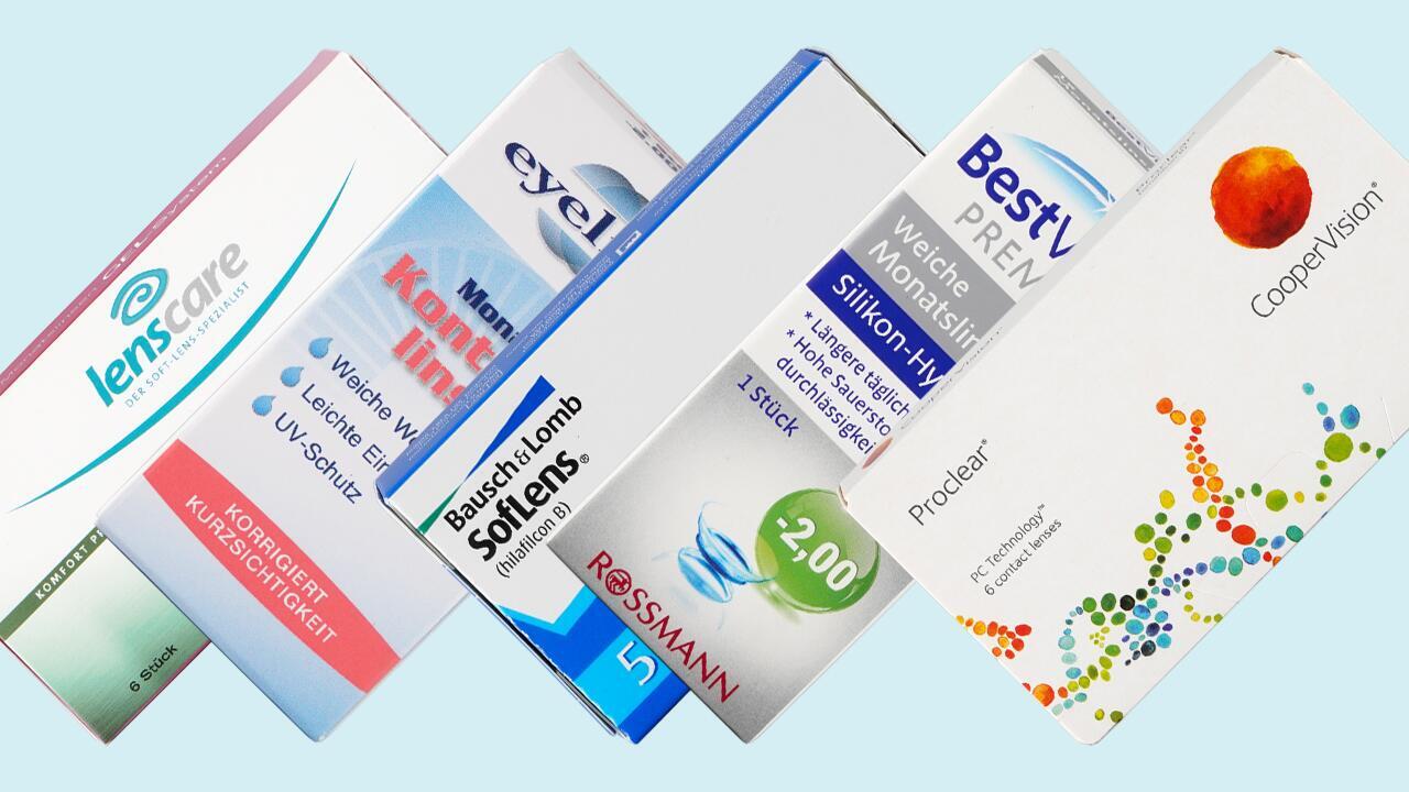 Kontaktlinsen-Test: 7 Monatslinsen lassen zu wenig Sauerstoff durch