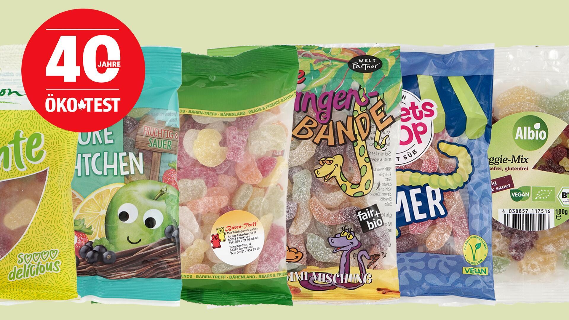 Vegane Fruchtgummis: Nur 2 von 20 erhalten Bestnote