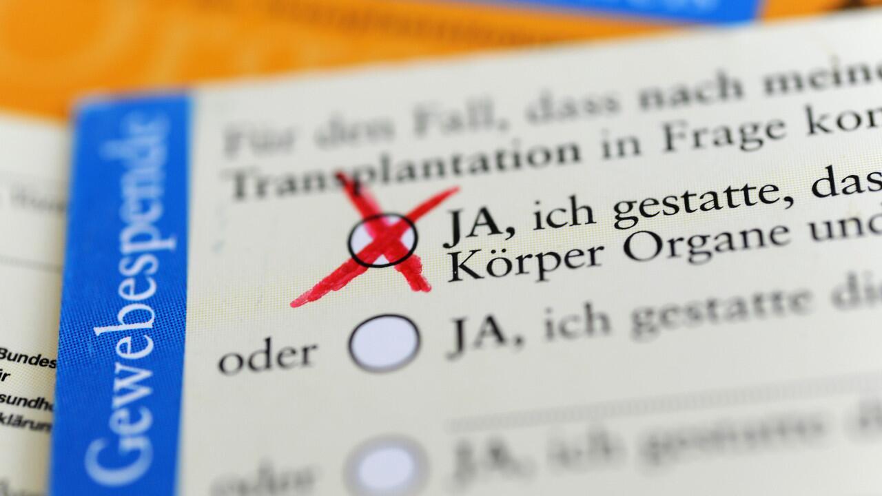 Experte: Weiterhin zu wenige Organspender in Deutschland