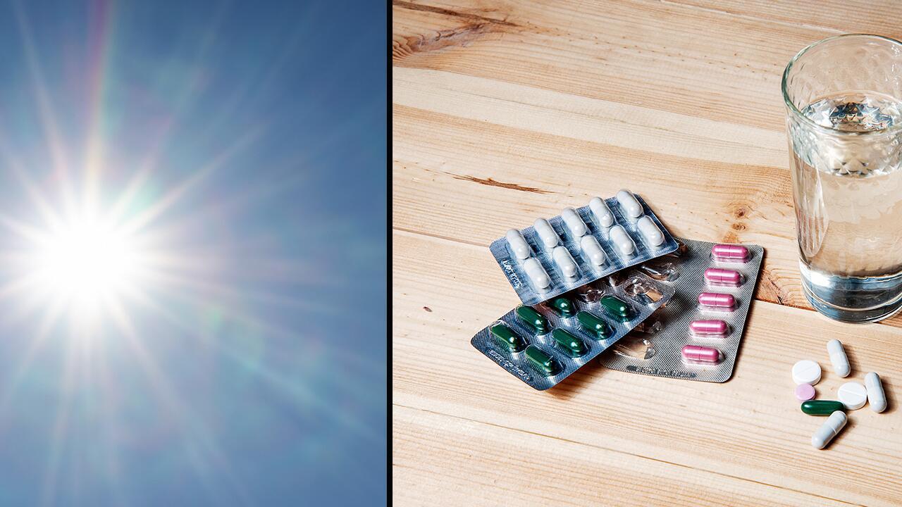 Medikamente bei Hitze: Diese Medikamente können im Sommer Nebenwirkungen verursachen