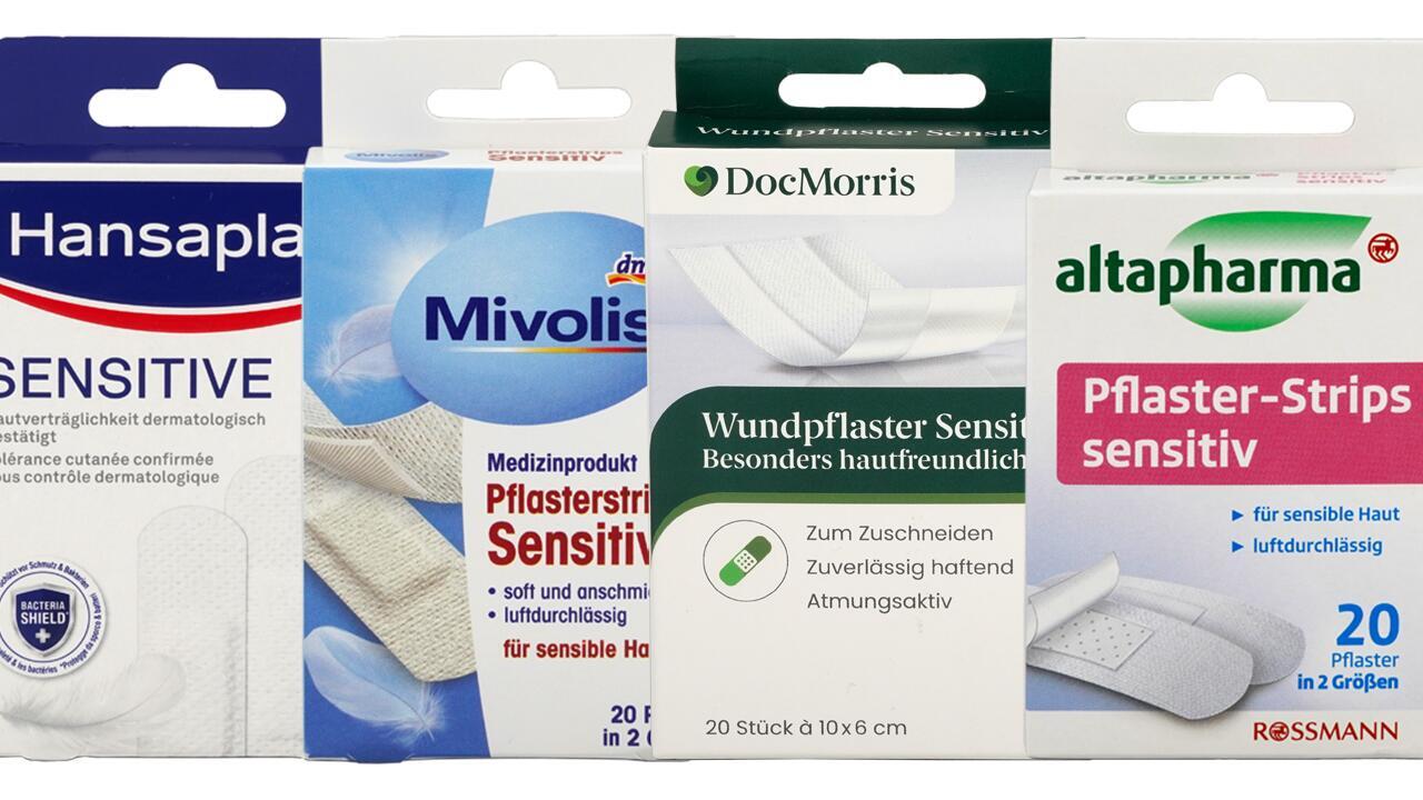 Sensitive Pflaster im Test: Wie gut sind Hansaplast, Doc Morris & Co.?