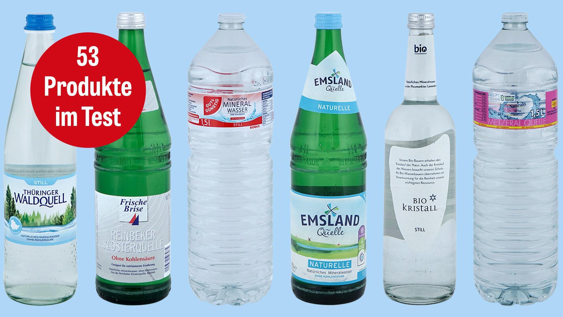 Stilles Wasser-Test: Teilweise trüben Schadstoffe den Genuss