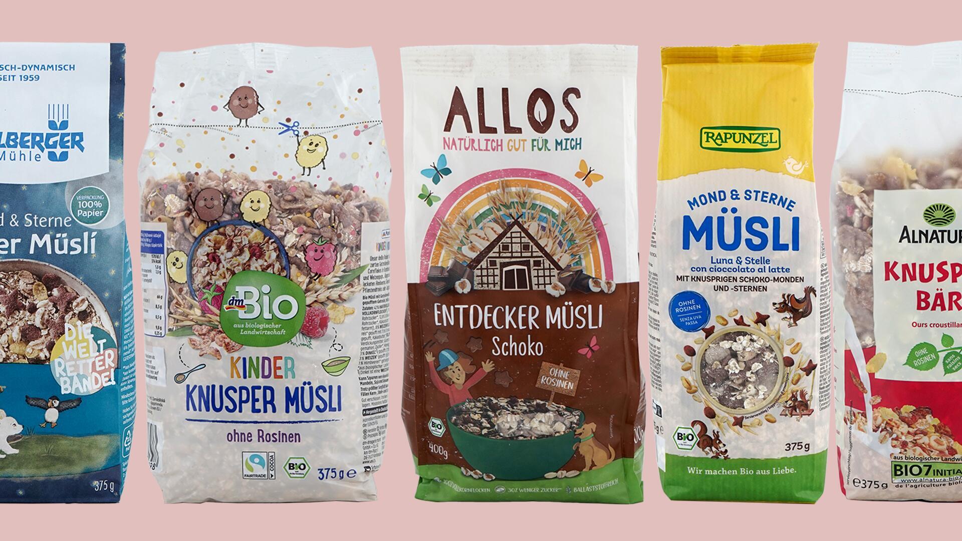 Kindermüsli-Test: 6 von 10 Müslis sind empfehlenswert Kindermüsli-Test: 6 von 10 Müslis sind empfehlenswert