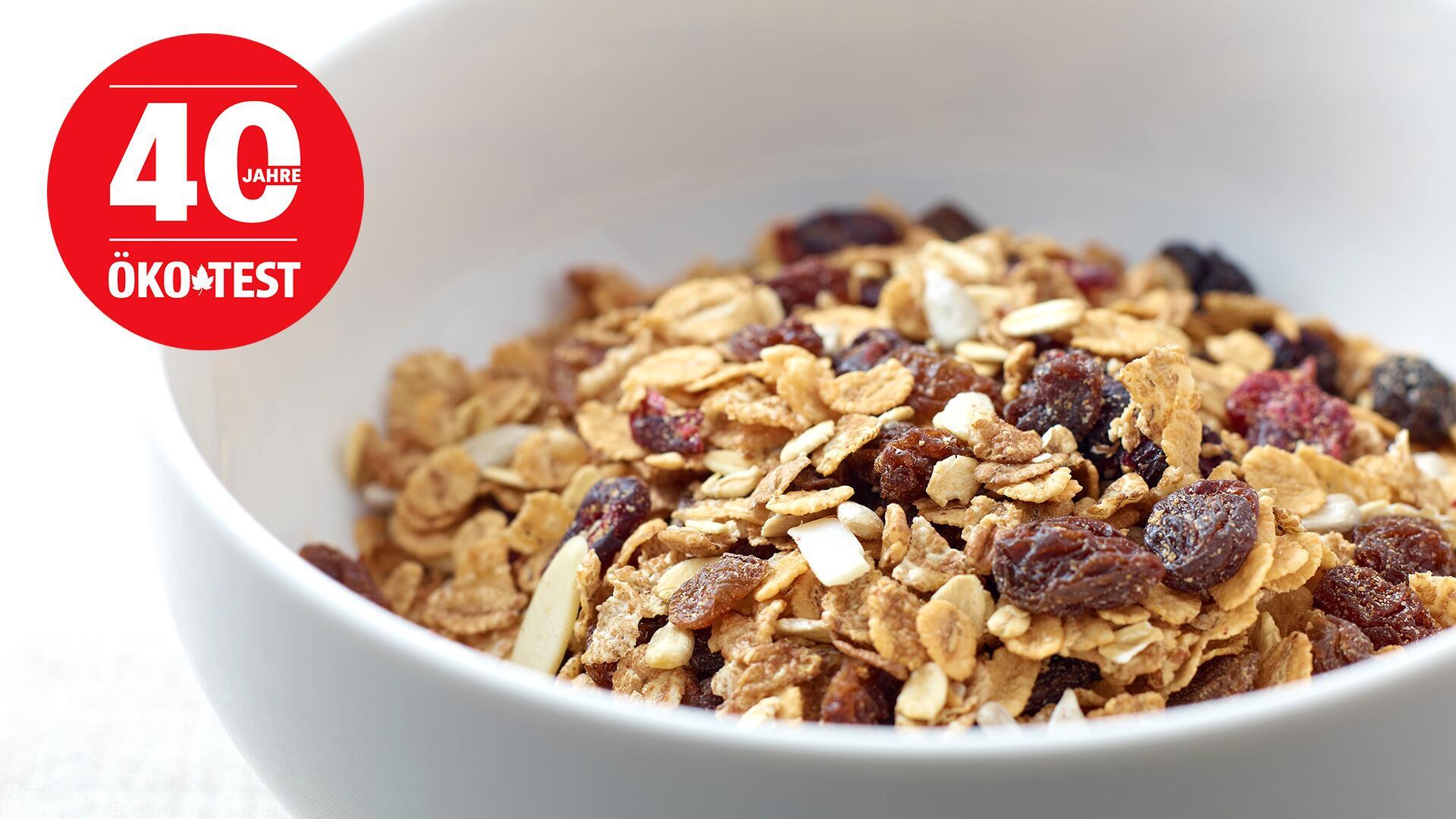 Früchtemüsli im Test: Einige Müslis enthalten ganze Pestizidcocktails