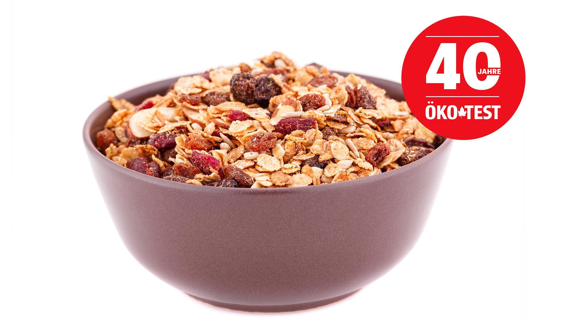 Früchtemüsli-Test: Ganze Pestizidcocktails in einigen Müslis gefunden