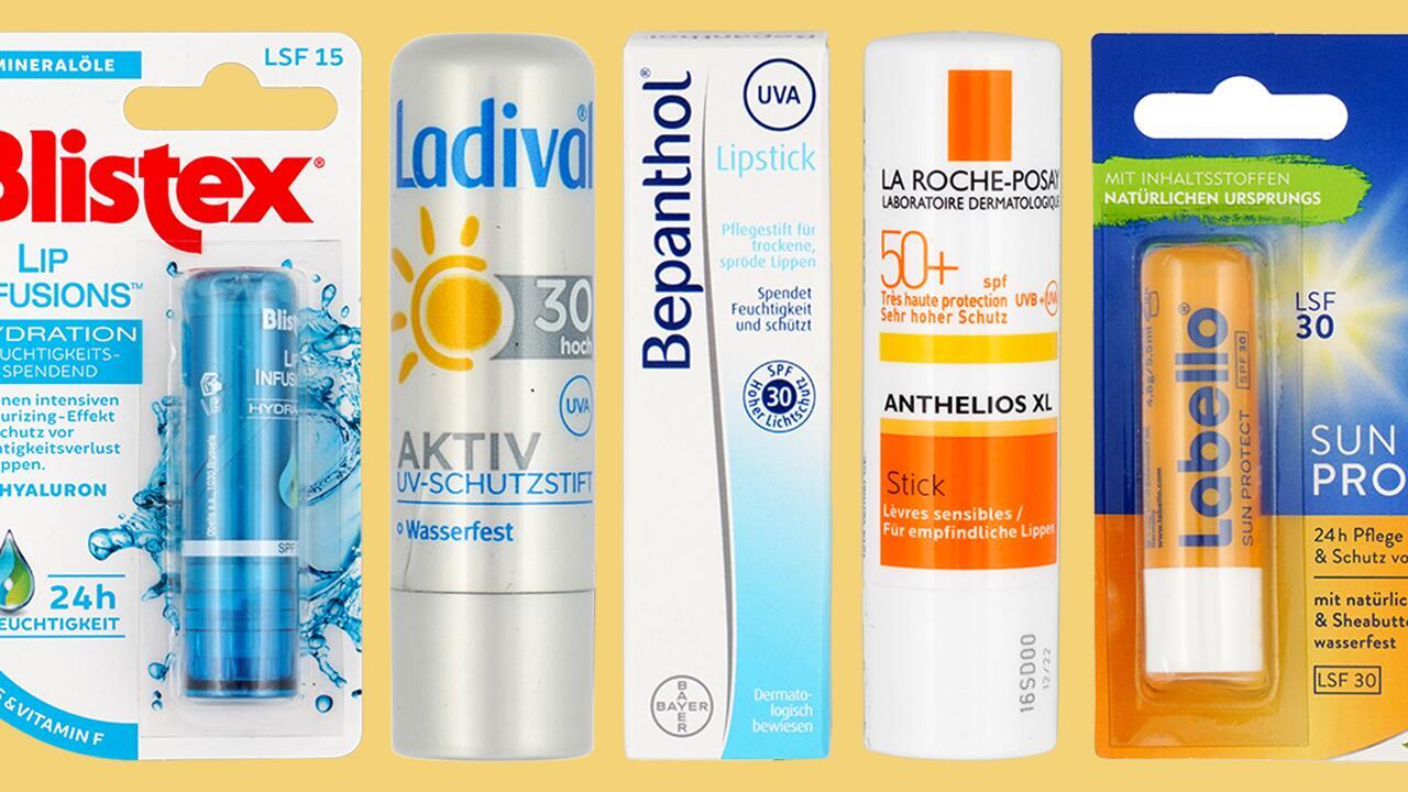 Lippenpflegestifte mit Sonnenschutz im Test: Vorsicht bei UV-Filtern
