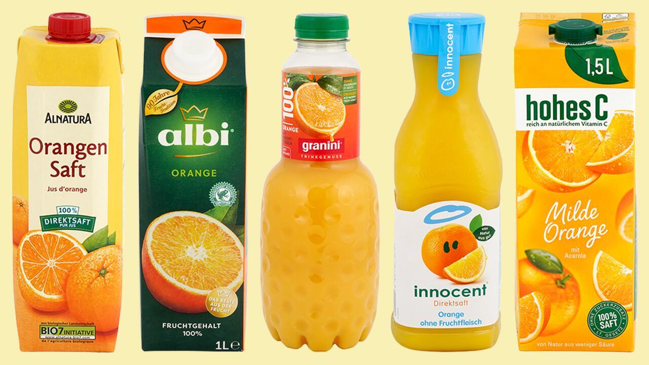 Orangensaft im Test: Wie schlagen sich Hohes C, Innocent & Co.?