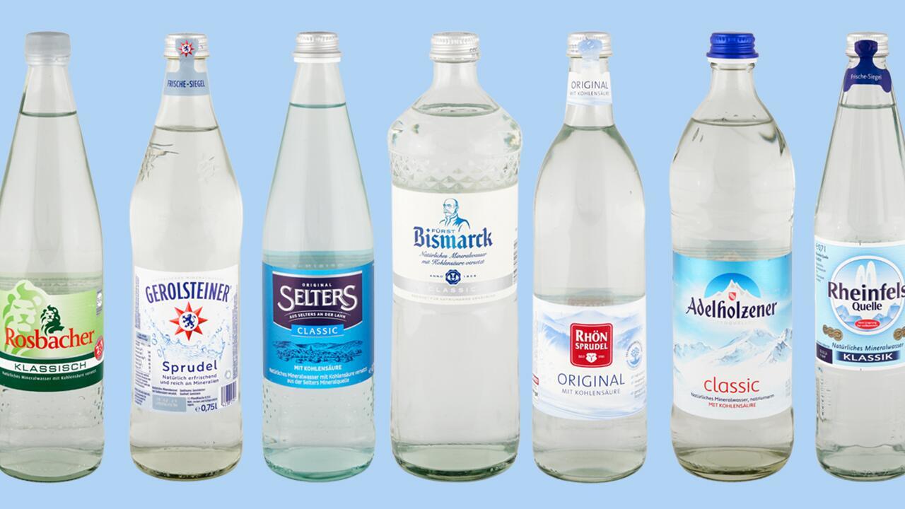 Mineralwasser-Test: 25 Produkte schneiden "sehr gut" ab