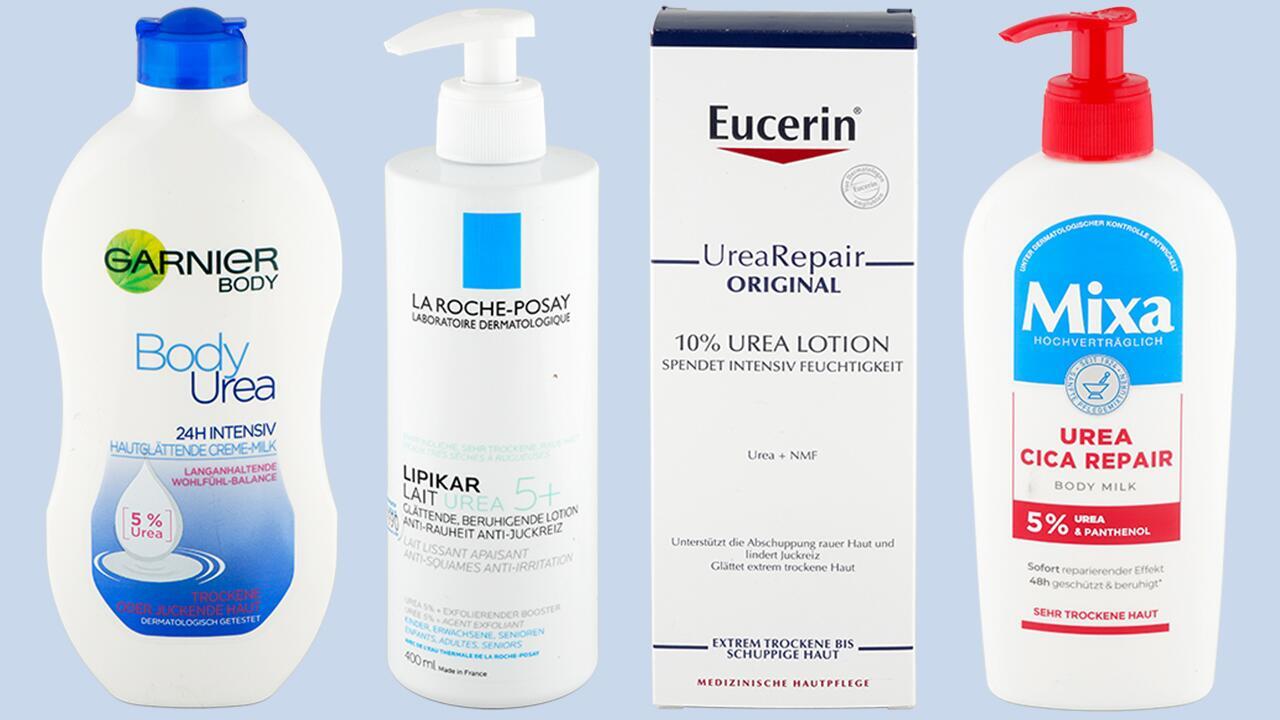 Körperlotion mit Urea im Test: Nicht jede sollte auf gereizter Haut landen