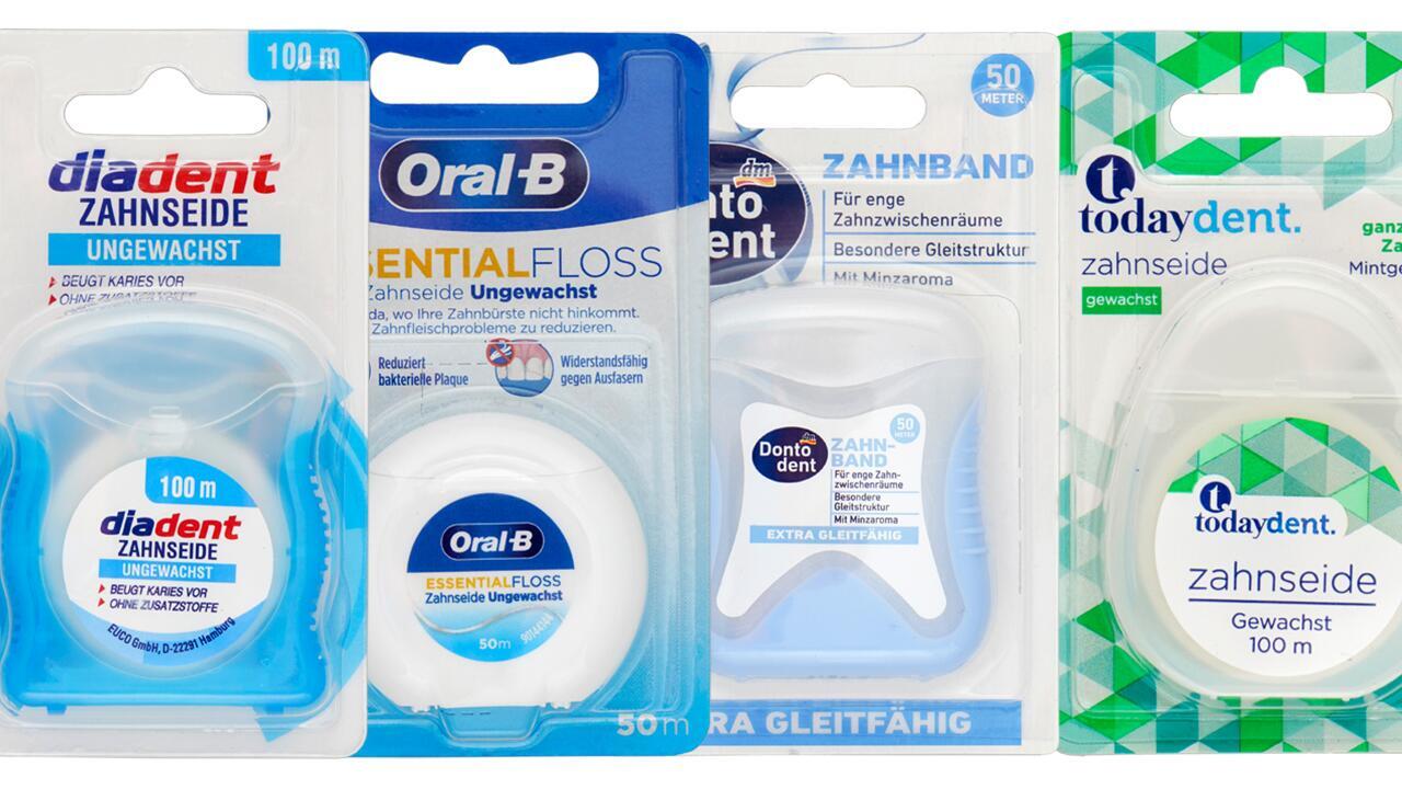  Zahnseiden im Test: 14 von 43 erhalten Bestnote