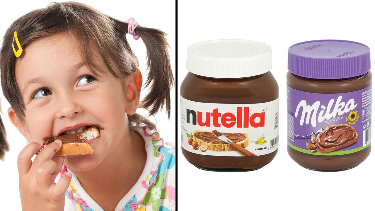 Nuss-Nougat-Cremes im Test: Nutella und Milka nur "ungenügend"
