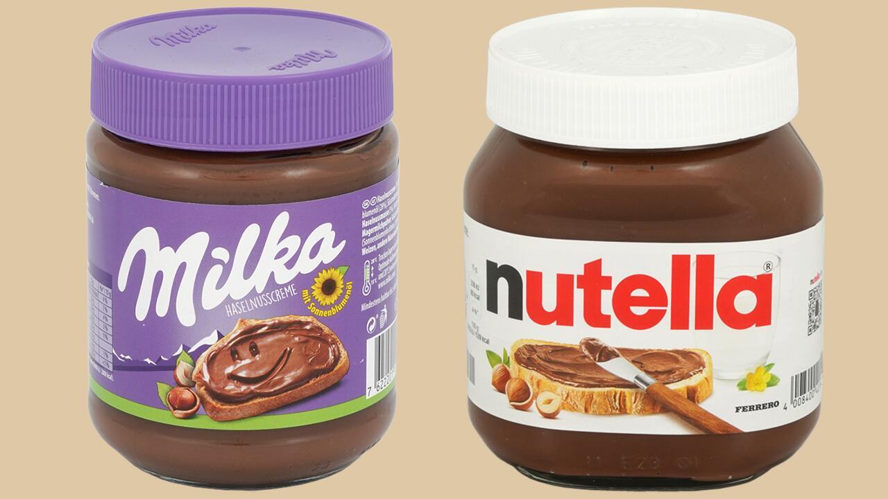 Nuss-Nougat-Cremes: Nutella und Milka sind Testverlierer