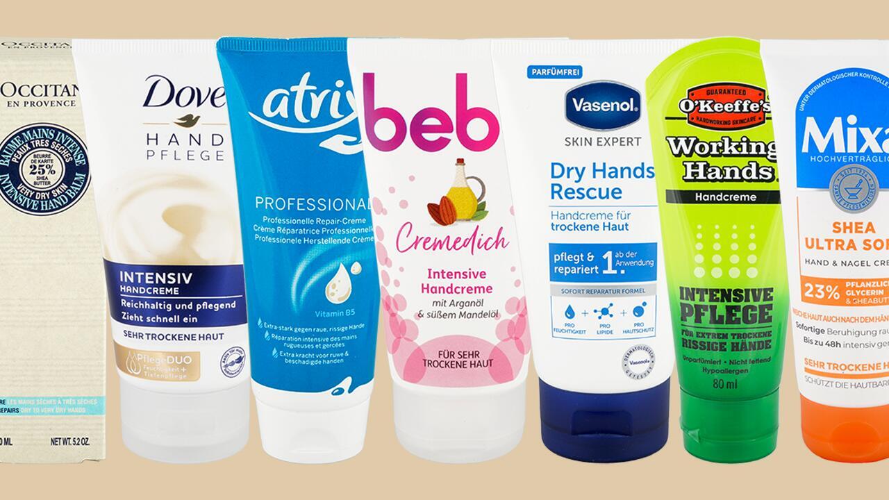 Handcreme-Test: Bekannte Marken fallen durch – Ergebnisse gratis abrufbar