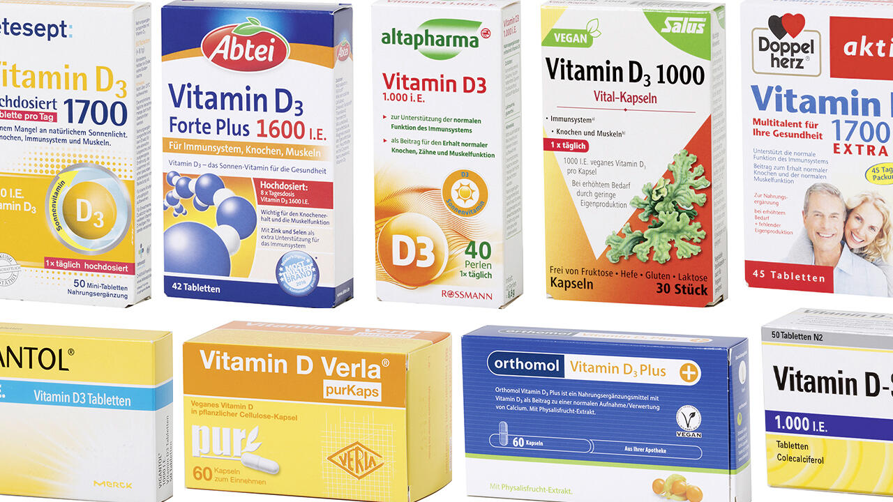 14 VitaminDPräparate im Test ÖKOTEST